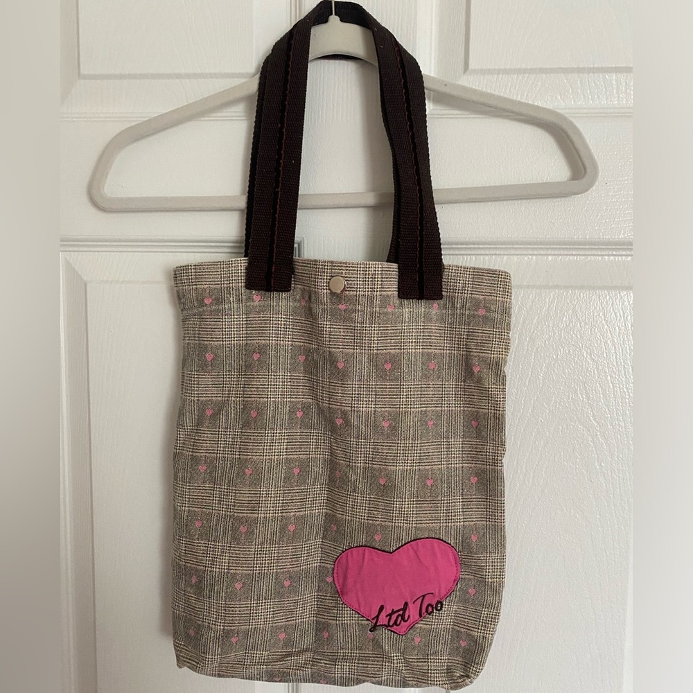 🩷 Limited Too Plaid Bag Shoulder Tote